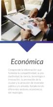 Información de la Temática Económica del Primer encuentro de difusión de datos, información y conocimiento 