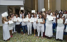 Las mujeres elevaron sus voces de paz en el lanzamiento del proyecto Video Reconciliación