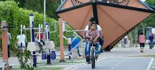 La felicidad y el deporte se pasearon la noche de jueves por el Corredor Verde