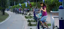 La felicidad y el deporte se pasearon la noche de jueves por el Corredor Verde
