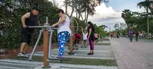 La felicidad y el deporte se pasearon la noche de jueves por el Corredor Verde