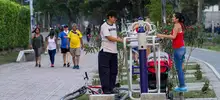 La felicidad y el deporte se pasearon la noche de jueves por el Corredor Verde
