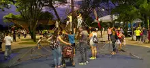 La felicidad y el deporte se pasearon la noche de jueves por el Corredor Verde