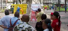Arte gráfico en vivo y fútbol: protagonistas en el primer día del Encuentro de Culturas Urbanas 