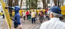 Arte gráfico en vivo y fútbol: protagonistas en el primer día del Encuentro de Culturas Urbanas 
