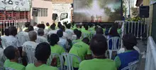 Virgen peregrina de Fátima visitó al Hogar de Paso Sembrando Esperanza