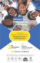 Vive la Feria de Transparencia en la semana de la participación