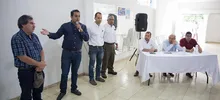 Alcalde Armitage presenta obras de reposición de redes hidráulicas en la comuna 16