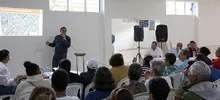 Alcalde Armitage presenta obras de reposición de redes hidráulicas en la comuna 16