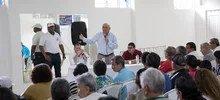Alcalde Armitage presenta obras de reposición de redes hidráulicas en la comuna 16