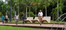 Así es el bello puente peatonal que complementará el diseño del parque Lineal