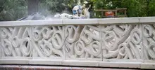 Así es el bello puente peatonal que complementará el diseño del parque Lineal