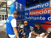 90 atenciones realizó el dispositivo móvil en Plaza de Cayzedo