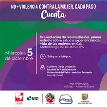 Este miércoles 5 de diciembre se dará a conocer la situación de las violencias de género