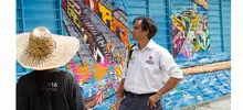 La calle del color que borró fronteras en Petecuy I