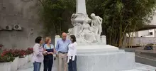 Alcalde Armitage entrega remodelación del icónico monumento a Jorge Isaacs y ‘María’