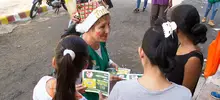 Hogar de acogida del barrio El Piloto realizó sensibilización en el barrio La Isla