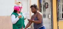 Hogar de acogida del barrio El Piloto realizó sensibilización en el barrio La Isla