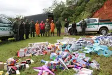 Autoridades incautan media tonelada de pólvora en el centro de Cali