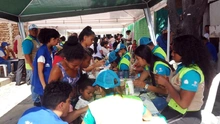 Foto brigada social barrio El Vergel