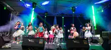 A ritmo de danza, chirimía y salsa se celebra el alumbrado en el oriente de Cali