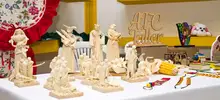 Talento y creatividad en el Mercatón Navideño, 90 expositores. 