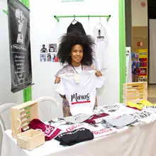 Talento y creatividad en el Mercatón Navideño, 90 expositores. 