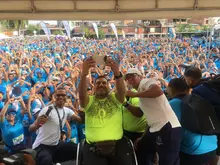 Un río celeste se tomó las calles del Distrito de Aguablanca con la ´5K Jarillón’