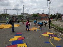 Potrero Grande se transforma en un colorido escenario para las niñas y los niños de Cali