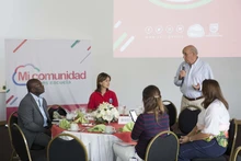 Desayuno rectores Mi Comunidad es Escuela 