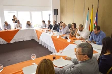 Alcalde Armitage y empresarios de Cali conocieron avances de los proyectos de renovación urbana
