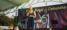 La feria comunera en la Comuna 5 fue un fiestón y la oportunidad para artistas locales 1