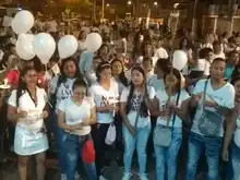 Administración del alcalde Maurice Armitage acompañó la jornada de oración por Lady Morales 