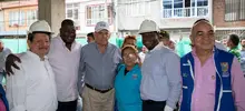 Armitage revisó obras de progreso en salud, medio ambiente y alcantarillado en la Comuna 14