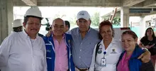 Armitage revisó obras de progreso en salud, medio ambiente y alcantarillado en la Comuna 14