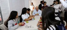 En visita 166 a los TIO, Armitage mostró inversiones en infraestructura educativa de Felidia 4
