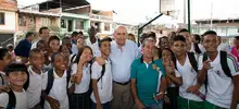 Alcalde Armitage verificó avances de obras infraestructura vial, deportiva y educativa en la comuna 7 6