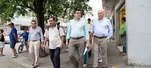 Alcalde Armitage verificó avances de obras infraestructura vial, deportiva y educativa en la comuna 7 9