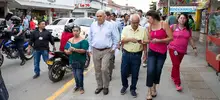 Alcalde Armitage verificó avances de obras infraestructura vial, deportiva y educativa en la comuna 7 11