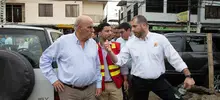 Alcalde Armitage verificó avances de obras infraestructura vial, deportiva y educativa en la comuna 7 29