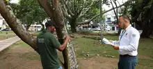 Regresó la Visitatón del Dagma a las Comunas de la ciudad 8
