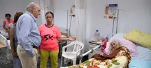 Líderes comunitarios validan gestión del alcalde Armitage en el hospital Carlos Carmona Montoya