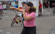 La primera Ciclovida del año subió la temperatura con actividad física, deporte y diversión