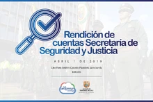 Convocatoria de Rendición de Cuentas de la Secretaria de Seguridad y Justicia 2019