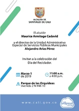 Alcaldía de Cali celebra este viernes el Día Nacional del Reciclador