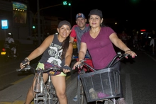 Más de 25.000 caleños asistieron a la primera Ciclovida nocturna del año