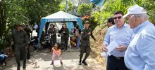 Alcalde Armitage corrobora avances del progreso social en la parte alta de la comuna 1