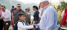 Alcalde Armitage corrobora avances del progreso social en la parte alta de la comuna 1