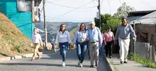 Alcalde Armitage corrobora avances del progreso social en la parte alta de la comuna 1