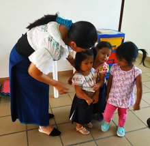 Miriam Morales,  la profe kichwa que cuida a la niñez y su cultura